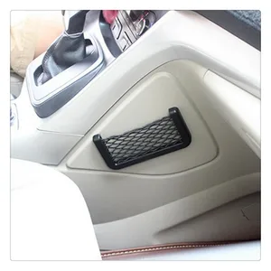 Universal Car Accessories Seat Back Storage Mesh Bag for Mercedes Benz E53 C63 Shooting S400 ML450 B55 GLE GLS R
