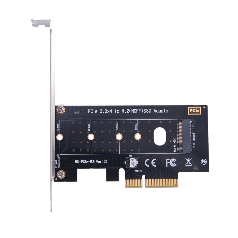 адаптер m 2 nvme ssd ngff на pcie x4 интерфейсна
