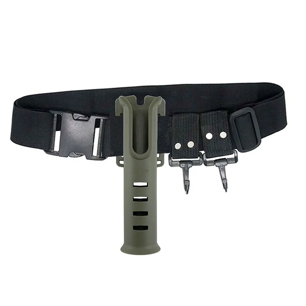 Soporte de cinturón con correa ajustable para caña de pescar, cardán de señuelo, soporte de cintura para lucha, aparejos de ayuda