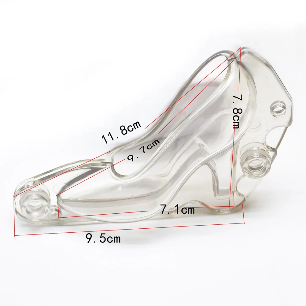 3D Пластик обувь на высоком каблуке Форма для шоколада Сделай Сам ручной работы