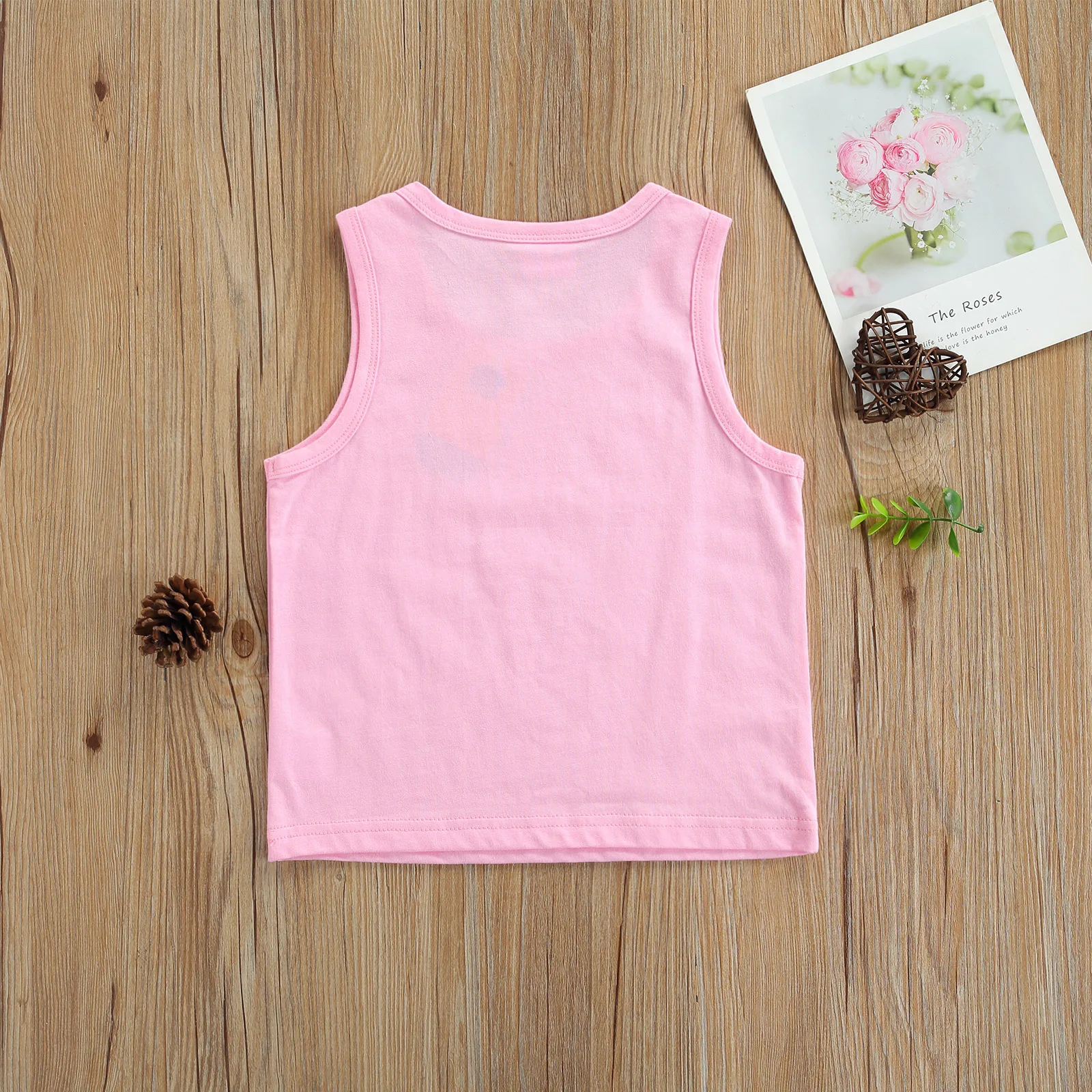 

Toddler Kids Fashion Solid Color Tanks Tops Summer Casual Sleeveless Round Neck Camisoles for Children Baby Boys Girls 2021