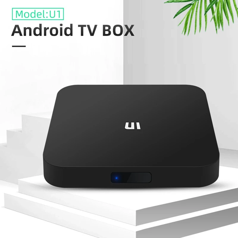 

NEW-U1 TV Box 4K HD Android 9.1 TV Box 2.4GWiFi S905W 2+16GB Network Set-Top Box (EU Plug)