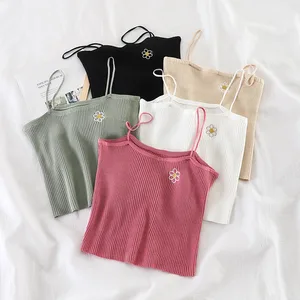 Топ женский вязаный, без рукавов, весна