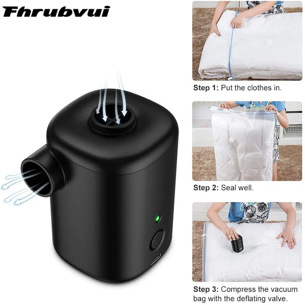 

New Portable Electric Inflator USB Charging Outdoor Mini Air Pump Inflate for Camping Mattress Mat ,Pillow Swimming Ring Boat