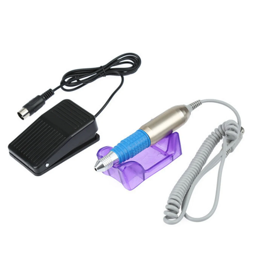

25000rpm Multifunctional Low Noise Adjustable Speed With Foot Pedal Electric Machine Manicure Pedicure Tool Polishing