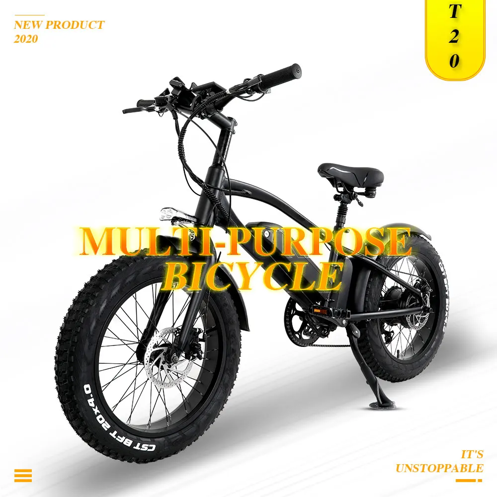 

Электрический велосипед 750 Вт 20*4,0, Пляжный круизер с толстыми шинами, складной электровелосипед 48 в 10 Ач, Электрический горный велосипед с л...