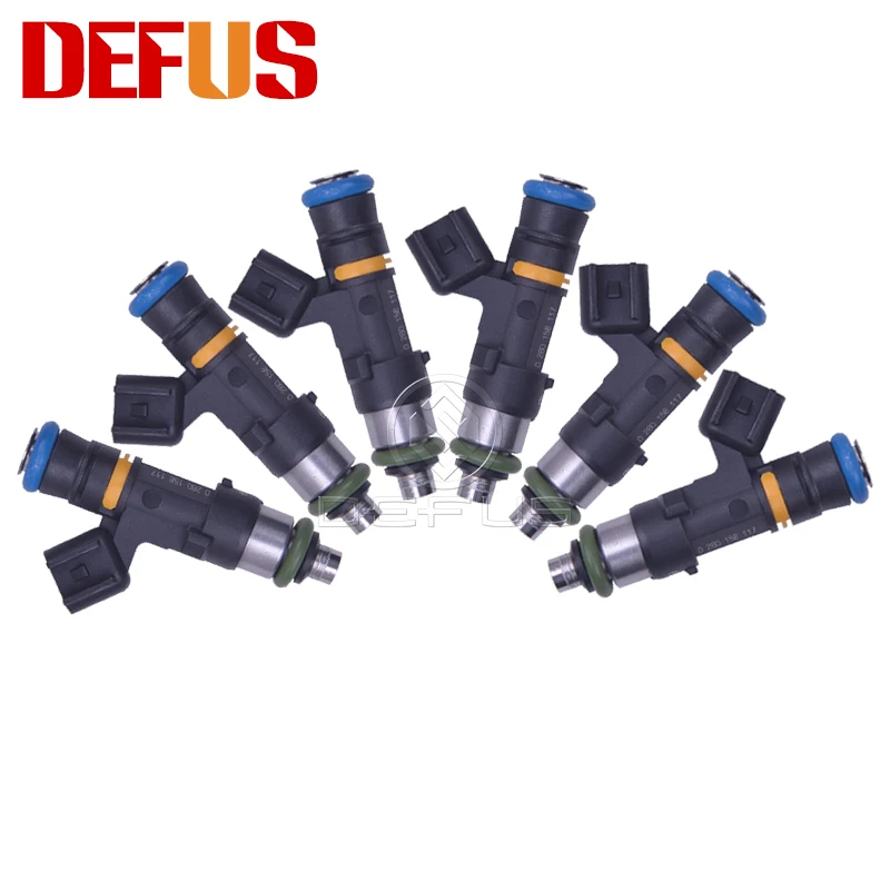 

6x Fuel Injector 550cc High Impedance Nozzle 0280158117 EV14 52lb E85 For Audi A4 TT Golf Passat 1.8T 5.7L Modified On Sale New