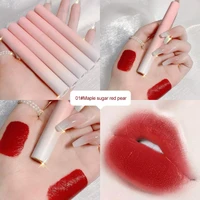 5 pcs lip gloss set velvet lipstick matte waterproof moisturizing lip tint female makeup set sweatproof cosmetics tslm2