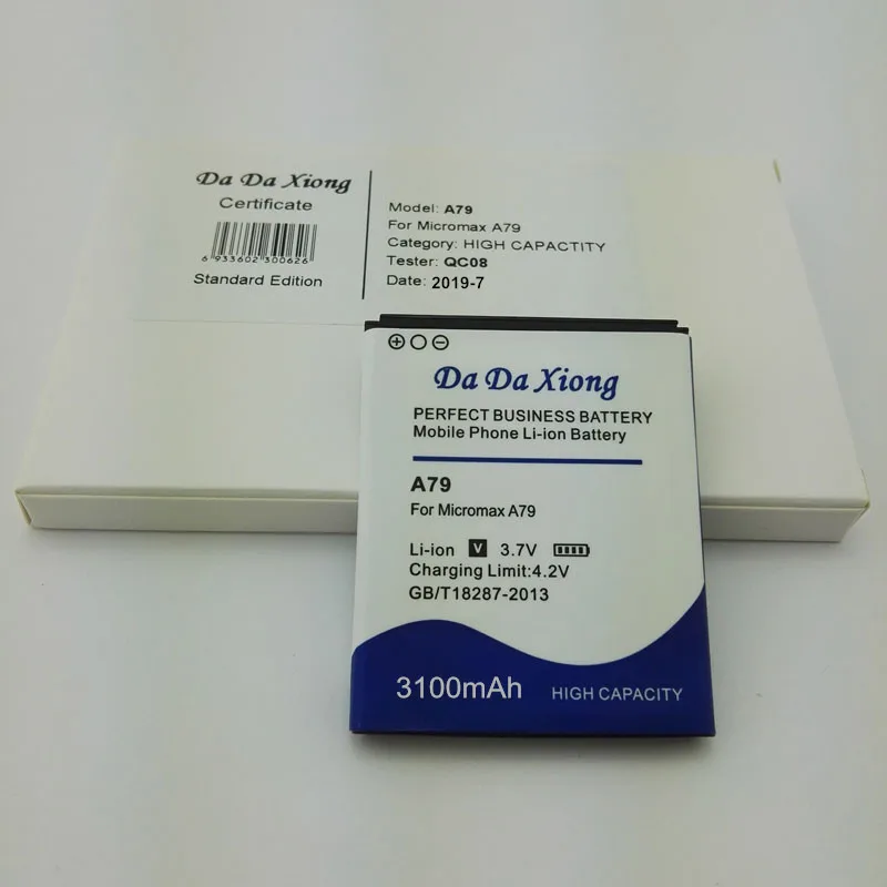 Аккумулятор 3100 мАч A79 Для Micromax A79|battery for|battery for micromax1800mah battery |