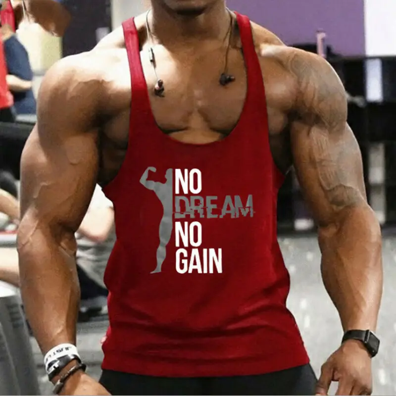 Майка Мужская Спортивная для спортзала топ без рукавов майка бодибилдинга и