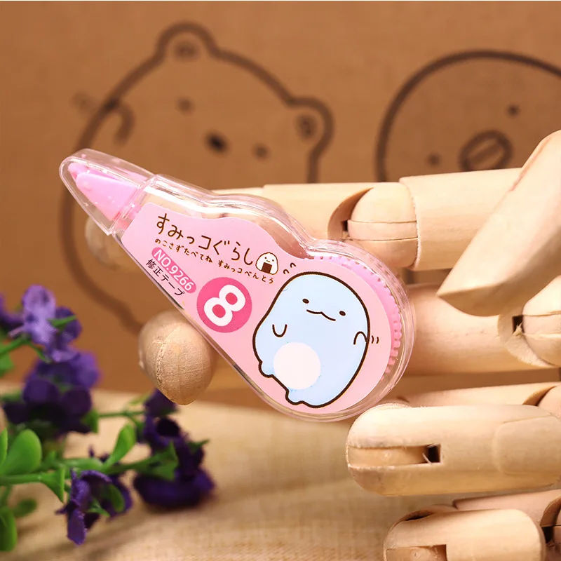 4 шт./упак. Kawaii Женская белая корректор Корректирующая лента рекламные подарочные
