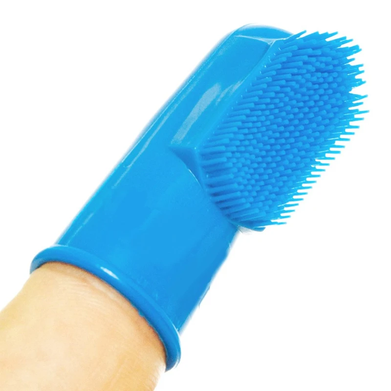 

New Super Soft Pet Finger Toothbrush Teddy Dog Brush Bad Breath Tartar Cat Teeth Tool Clean The Pet Mouth Prevent Disease
