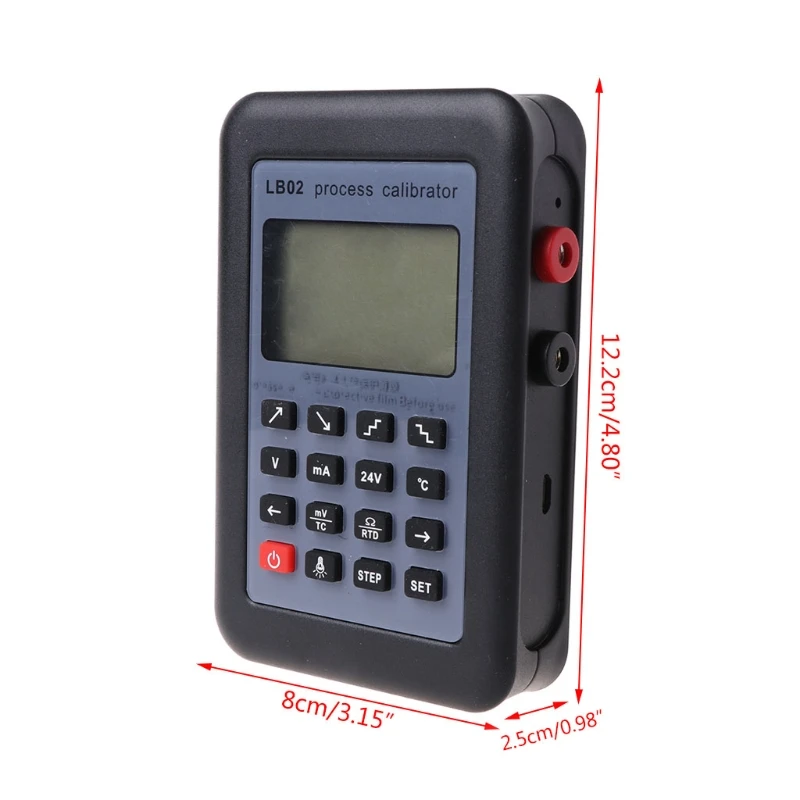 

AOIXBCUROC Multimeter, LB02 Calibrator Tester Resistance Current Voltmeter 4-20 MA Signal Generator
