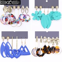 bosi acrylic set earrings fashion jewelry long earrings set for women minimalist drop earrings boho simple earring wholesale new