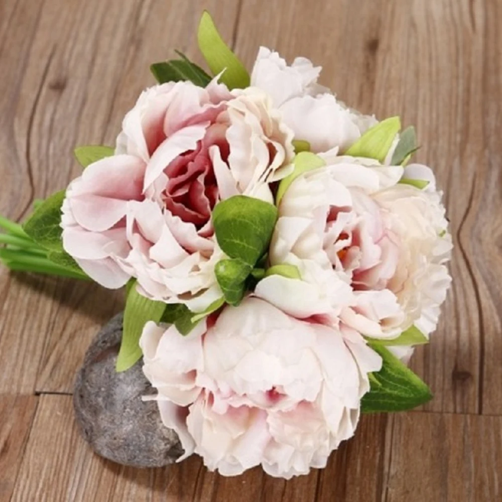 Моделирование Цветок Европейский 5 головы в комплекте Искусственный Пион ручной