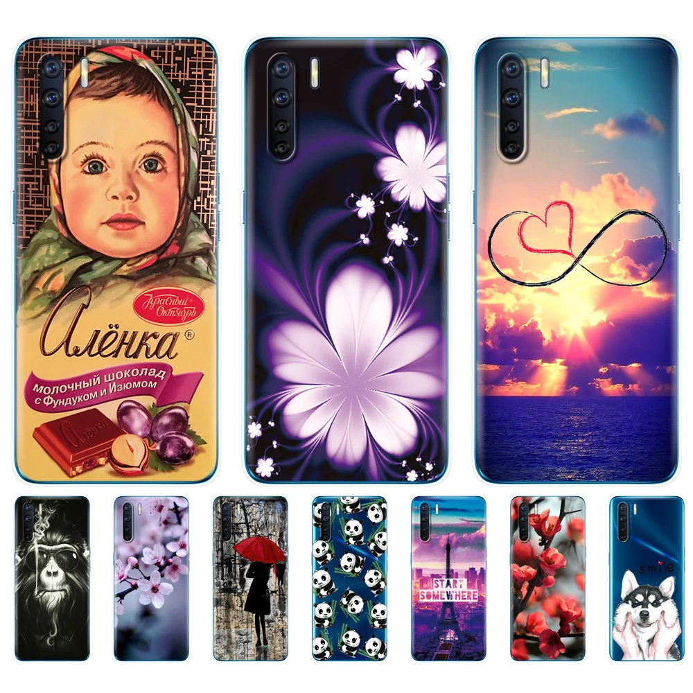 Для OPPO A91 чехол 6 4 &quotсиликоновый мягкий ТПУ для телефона A 91 Capas CPH2001 CPH2021