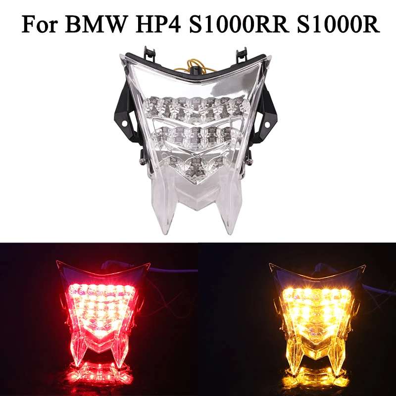 Motorcycle Turn Signals Light Blinker Indicator Rear Lights Brake Led Taillight For Bmw S1000R Hp4 S1000Rr 2010-2016 bla |