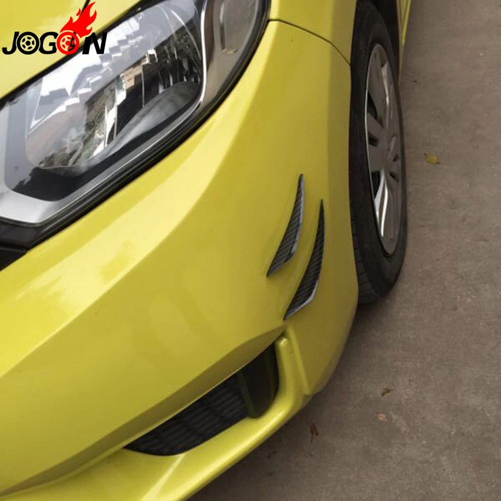 Отделка переднего корпуса из углеродного волокна бампер спойлер для губ Toyota Yaris