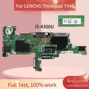 04x5010 for lenovo thinkpad t440 i5 4300u laptop motherboard nm a102 sr1ed ddr3 notebook mainboard free global shipping