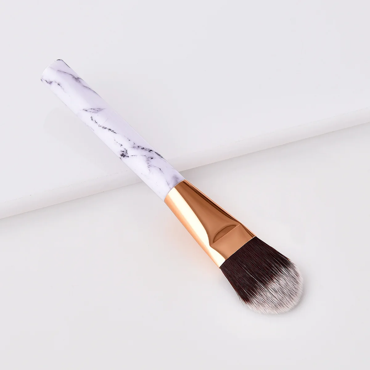 1/4 PCS Professional Makeup Brushes Set Marble Foundation Powder Blush Contour Concealer Blending Cosmetics Tool Kit | Красота и