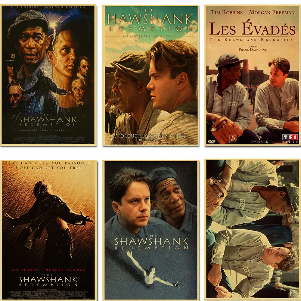 Побег из шоушенка ретро постер винтажный плакат крафт-бумаги настенный Декор