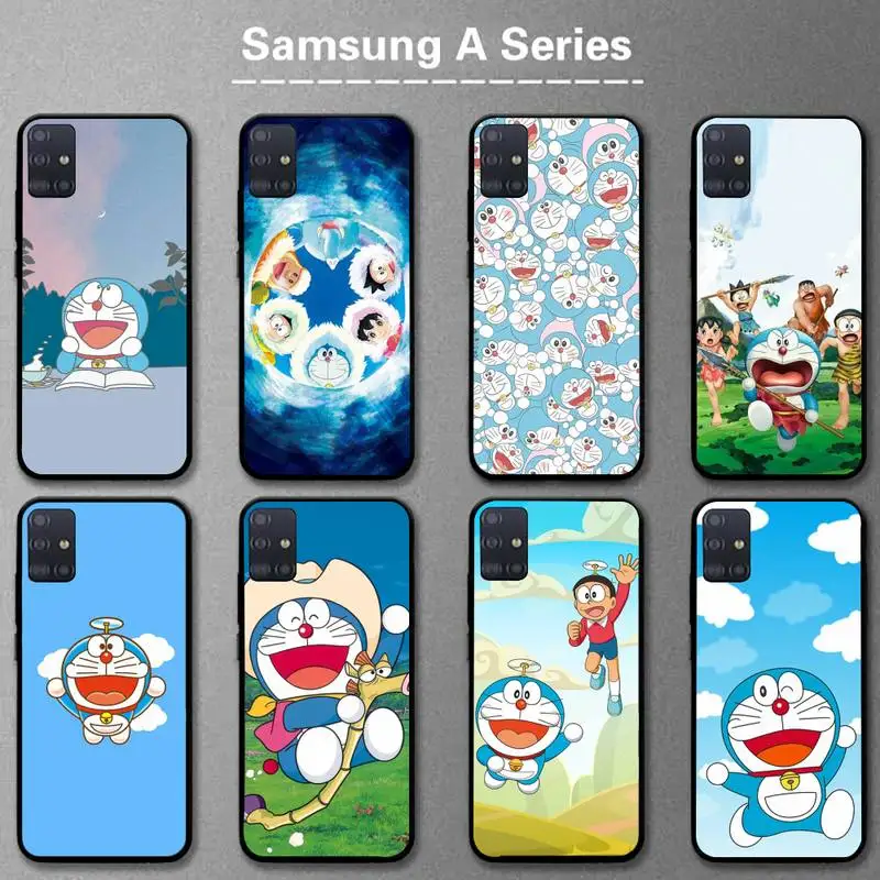 

MaiYaCa Japan anime Doraemon Phone Case For Samsung A01 A10 A02 A20 A31 A40 A50 S A52 A51 A70 A71 A80 A91 Cover Fundas Coque
