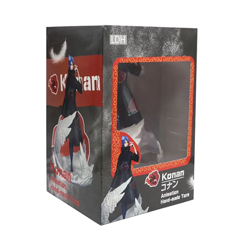 Аниме экшн-фигурка Наруто Shippuden Akatsuki Konan Figma 26 см ПВХ Модель статуя-прототип