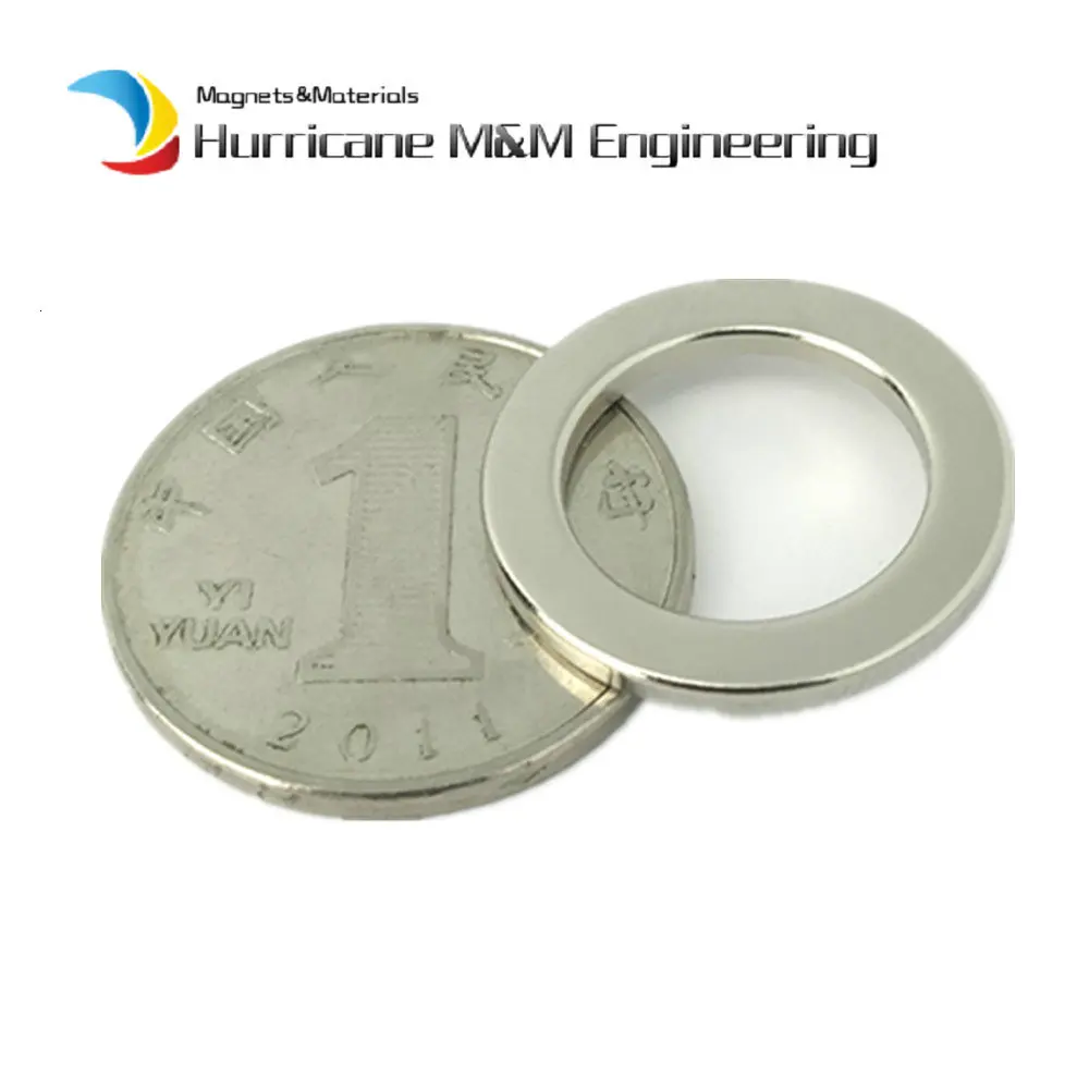 NdFeB Magnet Ring OD 22x15x2mm thick Strong Neodymium Permanent Magnets Rare Earth Magnets for Industrial Use 12pcs