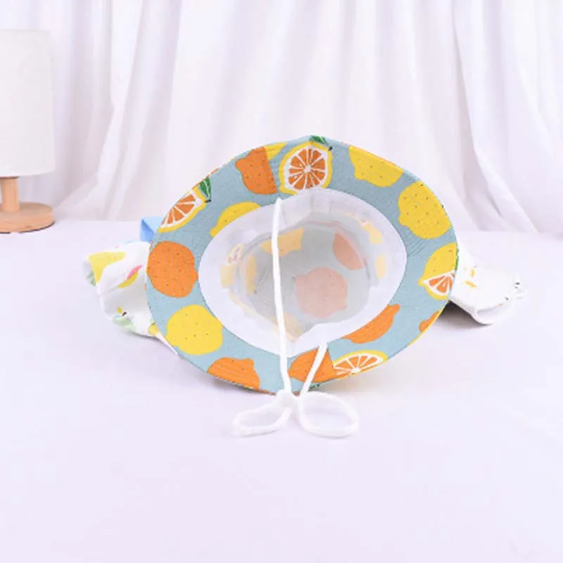 Детская мультяшная шапка для бассейна с принтом фруктов летняя уличная шляпа