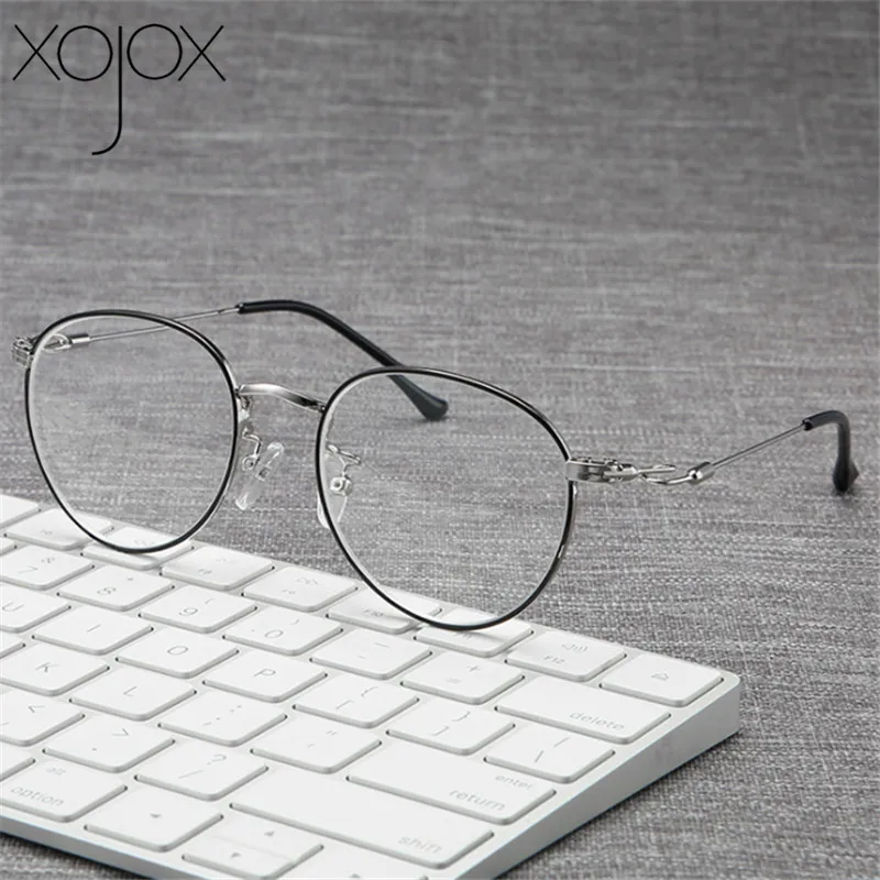 XojoX очки для близорукости женские мужские винтажные готовые близорукость оправа