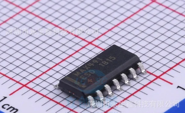 Новый импорт Аутентичные патч MAX491ESD MAX491 лапками углублением SOP 14 автобус чип