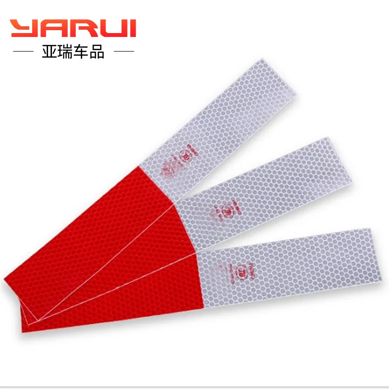 Светоотражающие наклейки для автомобилей грузовиков полосы предупреждающие