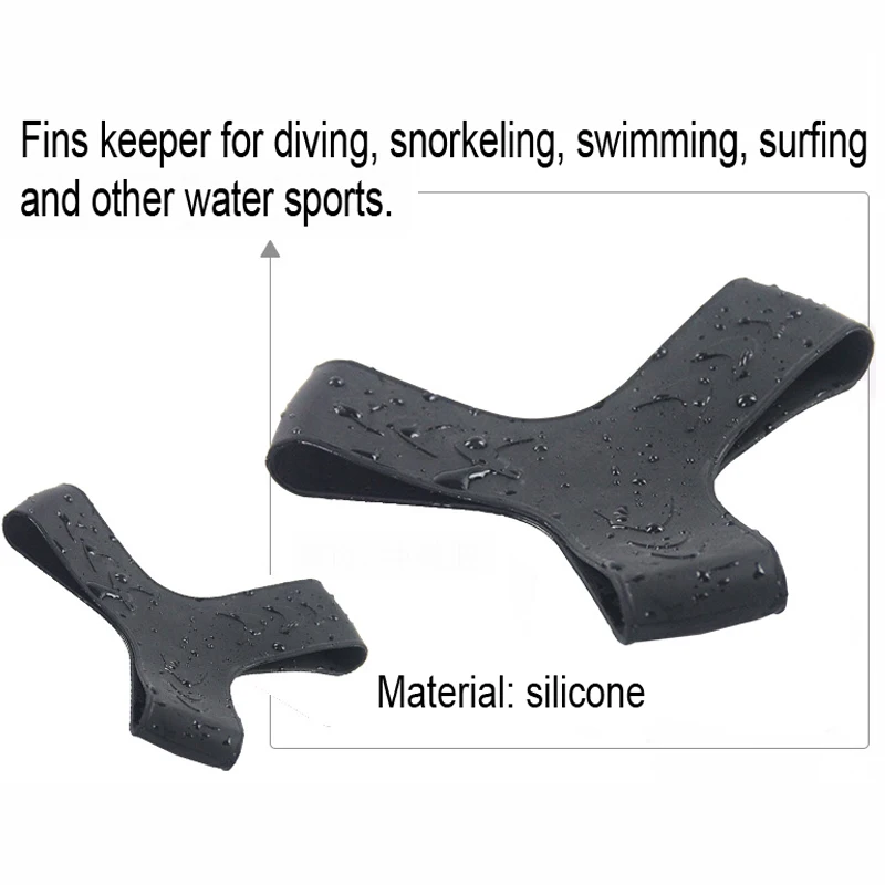 Scuba Free Diving Fins Keeper Fixed Straps Snorkeling Anti-drop Silicon Foot Gripper Swimming Cover Triangle | Электроника