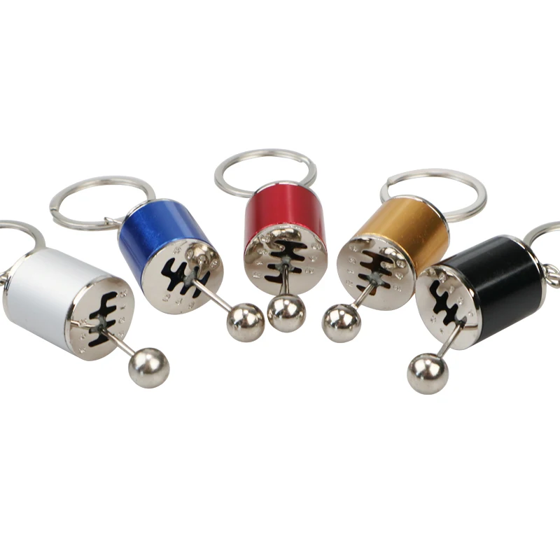 Автомобильный брелок для ключей 5 цветов рычаг переключения передач съемная