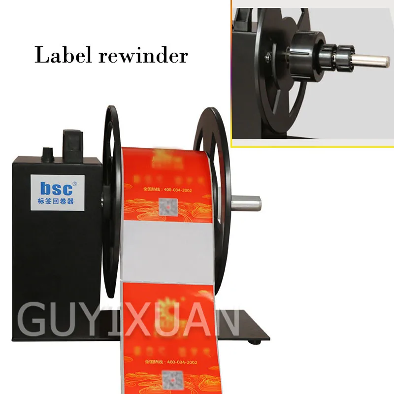 roll label rewinder machine
