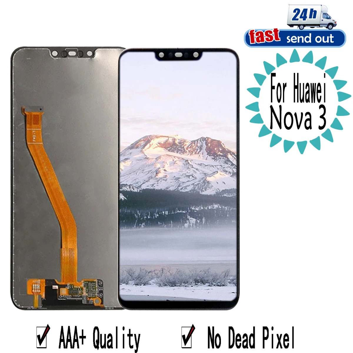 6 3 &quotЖК дисплей для Huawei Nova ЖК экран с сенсорным экраном PAR LX1 LX9 сенсорный