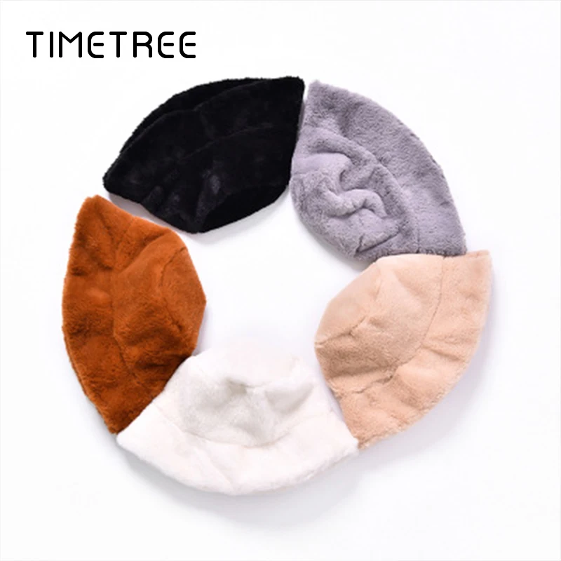 Осень Зима толстые плюшевые вязаные теплые мягкие шапки женские модные