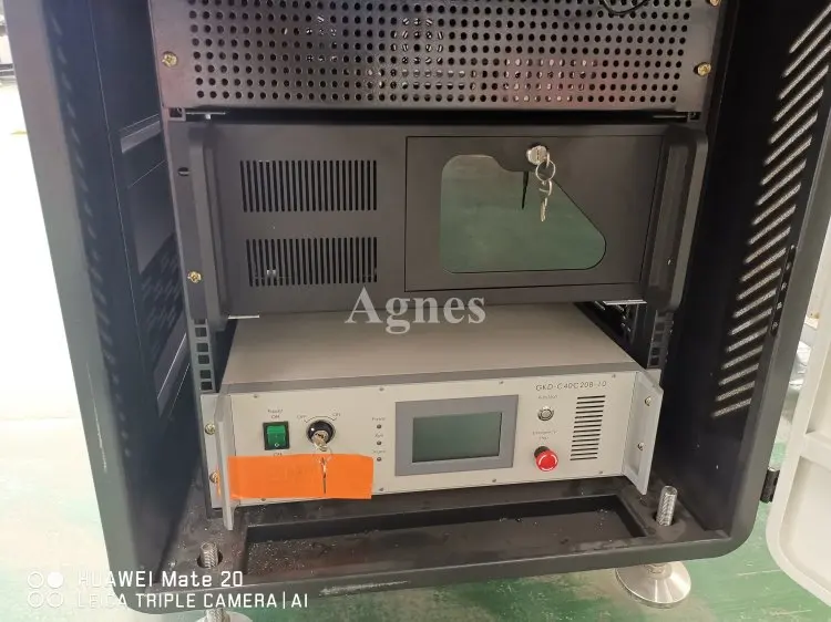 Laser Marking Machine With USA RF Metal Tube Tatch Production Tags Nameplate Logos 10W UV Marker | Инструменты