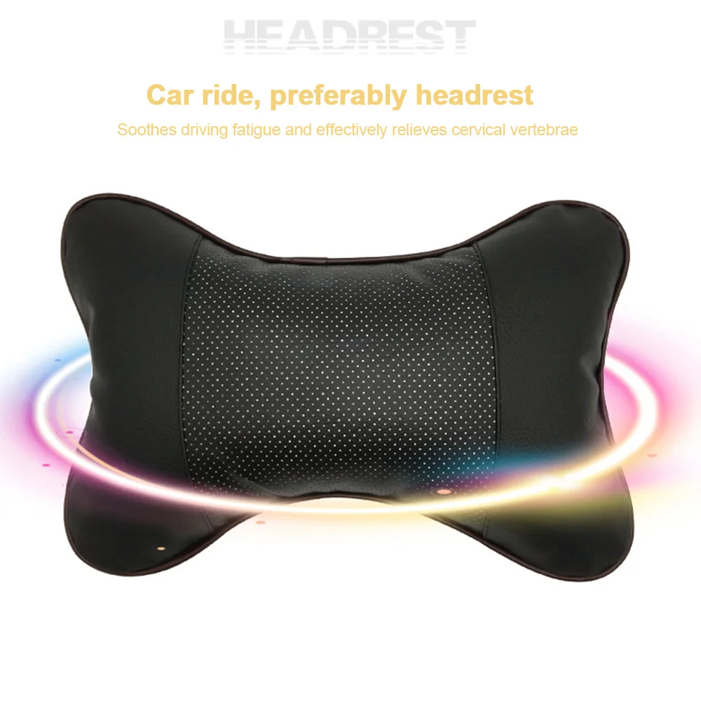 1 шт. автомобильное сиденье из искусственной кожи подголовник подушка для головы