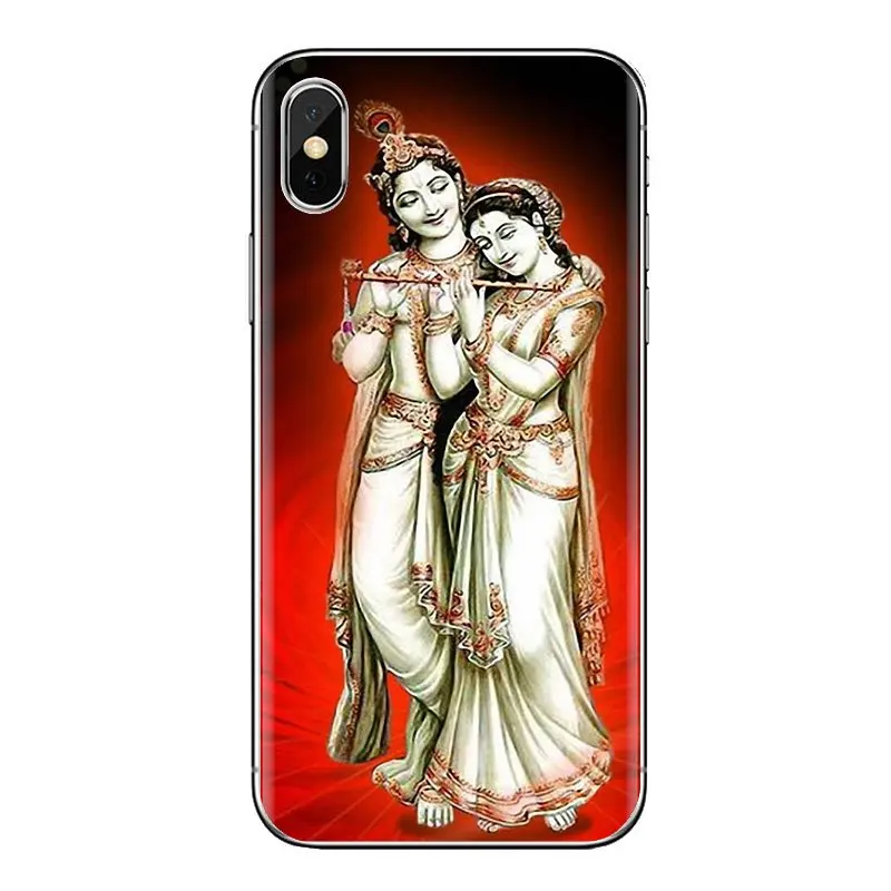 Винтаж Кришна Аватар индуистский Бог для iPhone XS Max XR X 4 4S 5 5S 5C SE 6 6S 7 8 плюс samsung Galaxy J1 J3