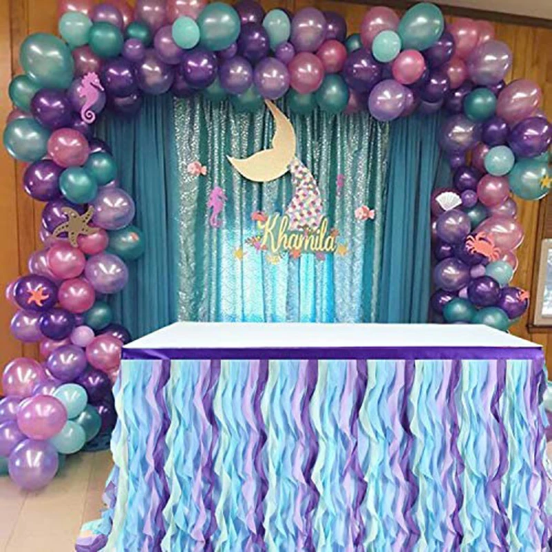 Кружевная фатиновая юбка пачка русалки курчавая ива фиолетовая 9 - Цена: 2 484,33 руб.