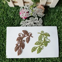 new branches and leaves metal cutting die mould scrapbook decoration embossed photo album decoration card making diy handicrafts