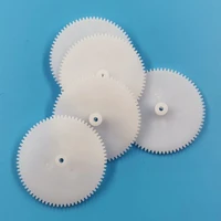 742a 0 5m big plastic gear 74 tooth 2mm hole motor gears science and technology toy accessories 10pcslot