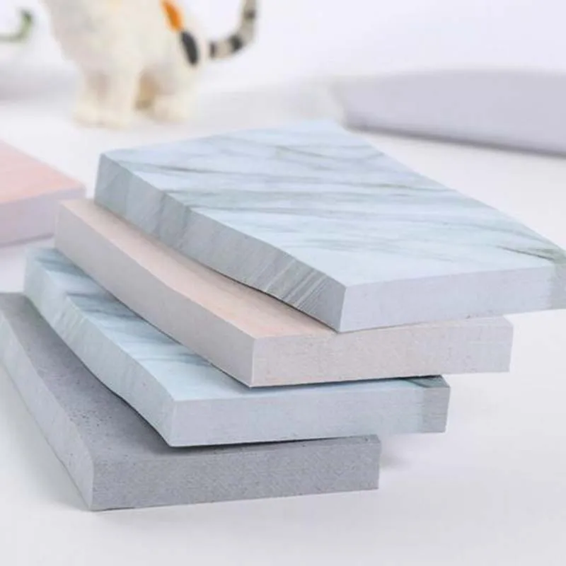 3 компл./лот мраморные Блокноты с рисунком камней клейкие блокноты блокнот для