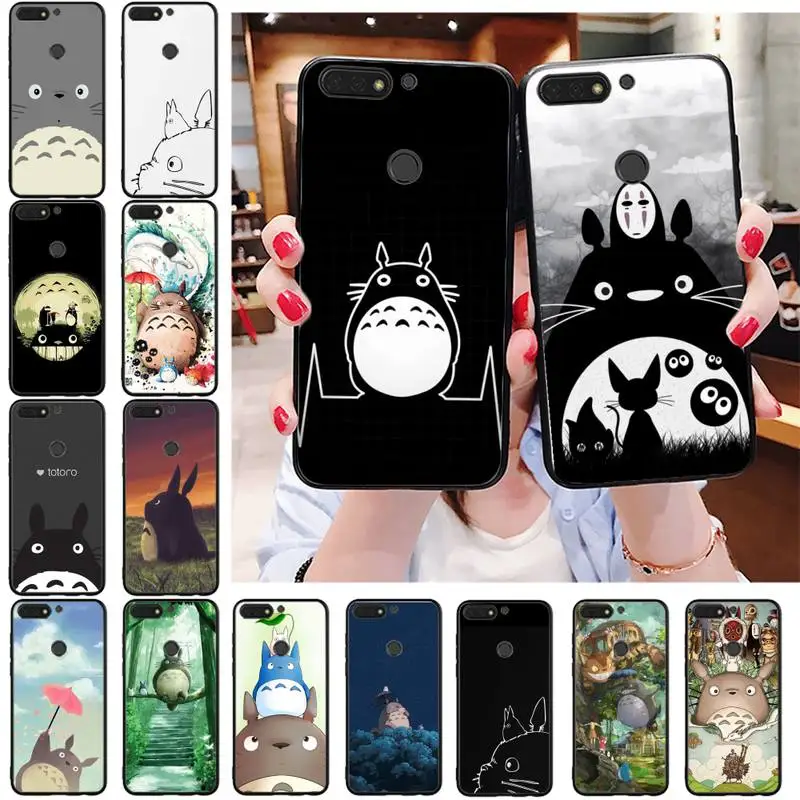 

Cute Totoro Phone Case For Huawei Honor 7C 7A 8X 9X 8A 10i 20lite 10 10lite 20S 20 8C 7X 8S 7S 9A 10X lite