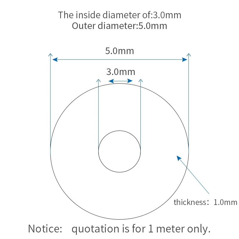 Kamoer PVC Tube Soft Pipe Hose For Peristaltic Pump - Цвет: Transparent