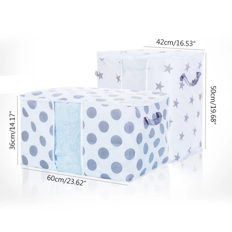 Сумка для хранения стеганых одеял сумка одежды Нетканая большая сортировки