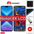 Оригинальный ЖК-дисплей для Huawei Honor 8X, сенсорный экран Honor 8X, ЖК-дисплей с дигитайзером в сборе, фотография L22 L21, сменный дисплей с рамкой