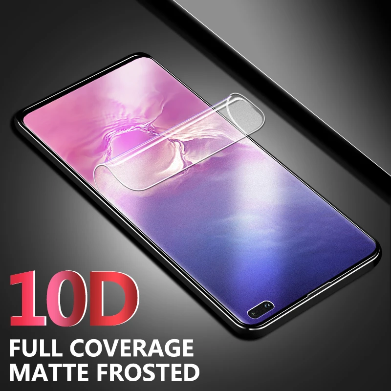 YISHANGOU 10D изогнутая полное покрытие мягкая Гидрогелевая пленка для samsung Note 10 Plus S10 S10e S9 Plus S8 Plus Note 8 мягкая пленка не стекло