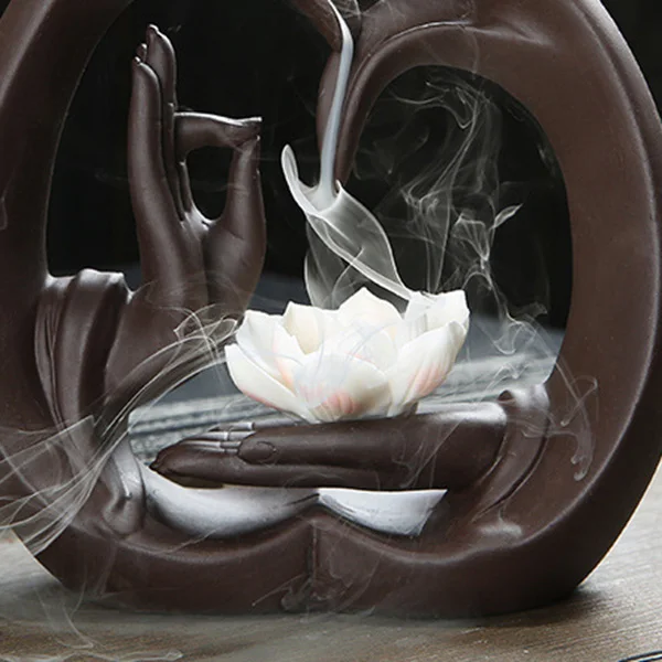 

Backflow Incense Burner Purple Sand Bergamot Incense Burner Home Indoor Antique Aromatherapy Furnace Incense Decoration